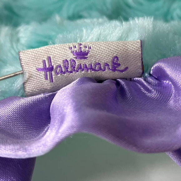 HALLMARK Itty Bittys Ariel Little Mermaid Lovey Satin Trim Baby Security Blanket - Picture 10 of 16